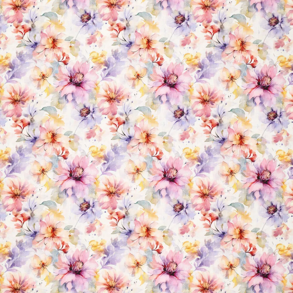 20815 Peony Roses Ramie Linen 20815 Peony Roses Ramie Linen