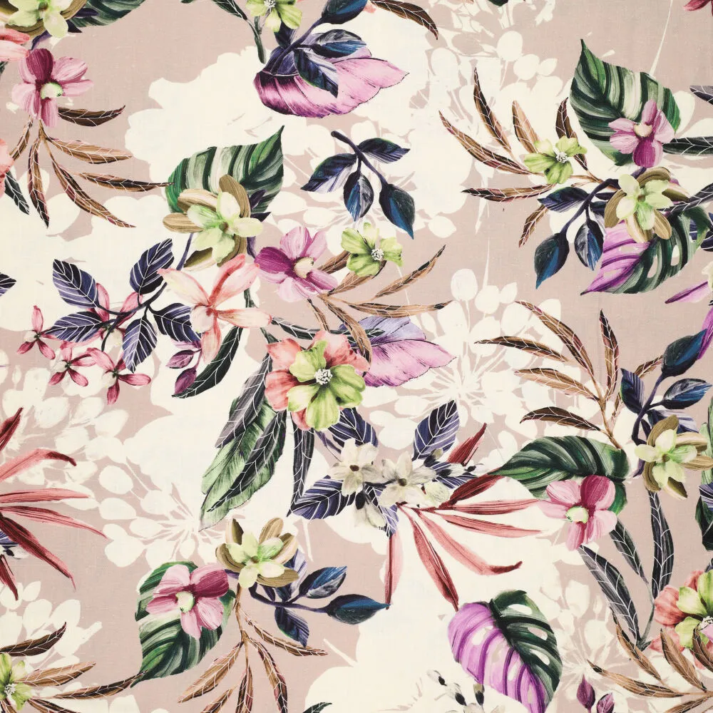 23516 Florali Linen Slub