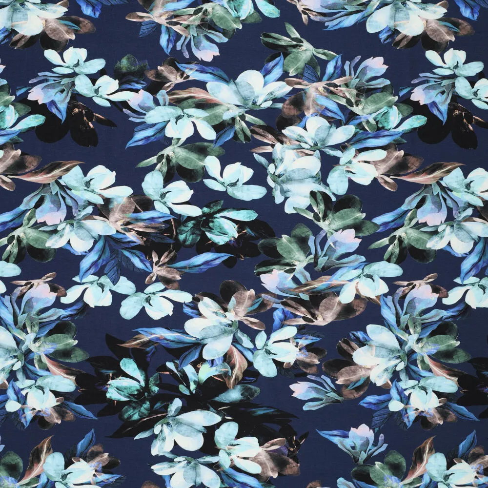 222026 Smooth Flowers Viscose Spandex