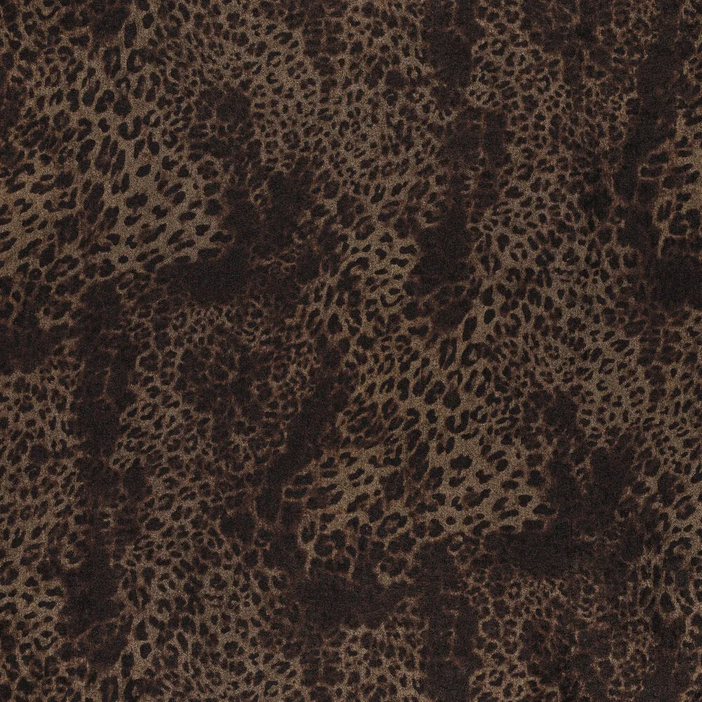 22408 Velvet Satin Foil Leopard