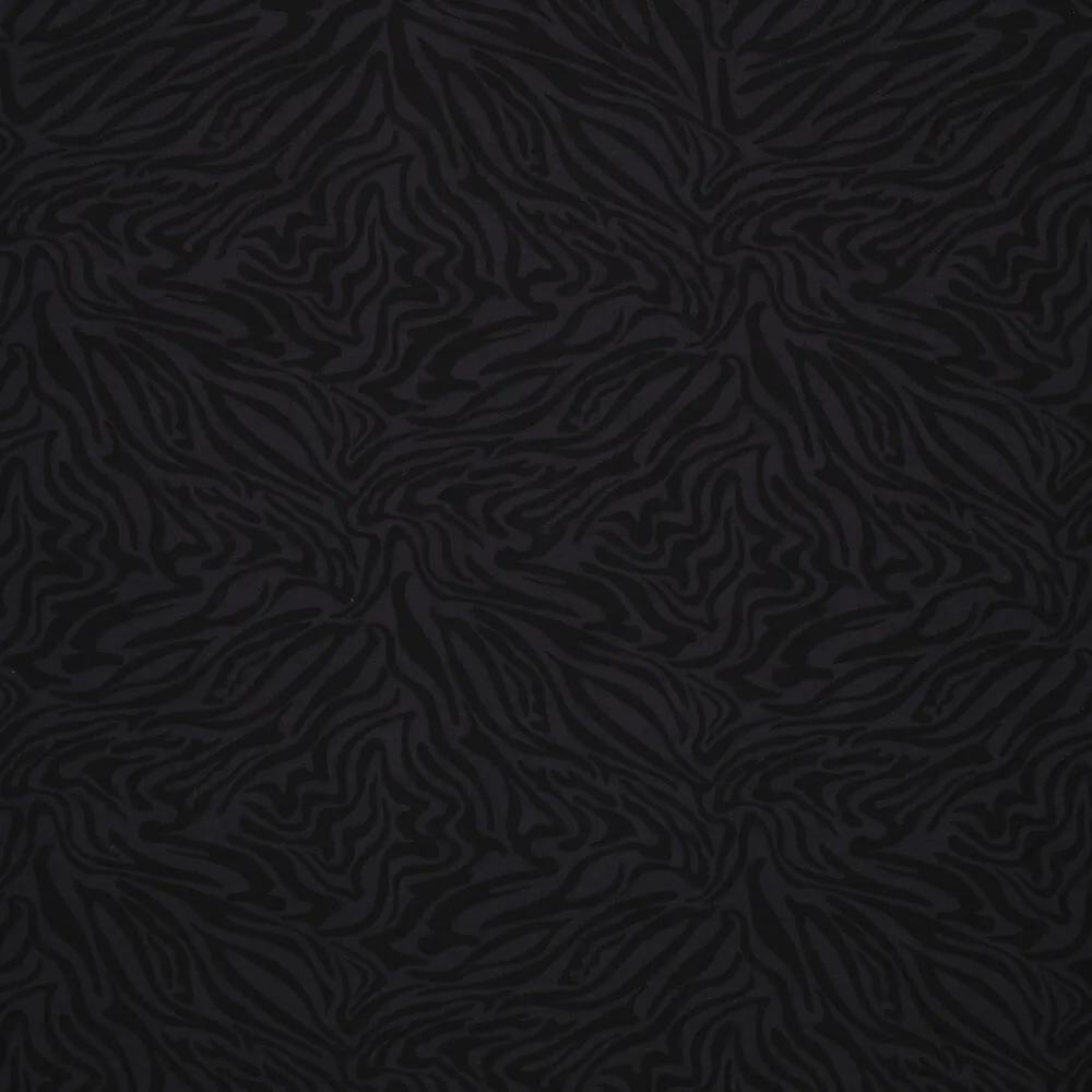 19060 Two Tone Zebra Scuba Crepe