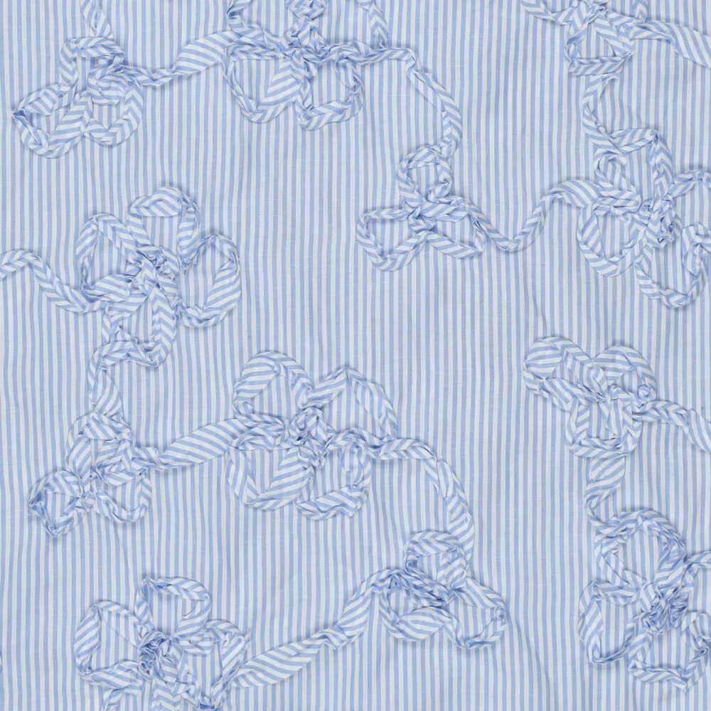 22733 Cotton Stripe Embroidery