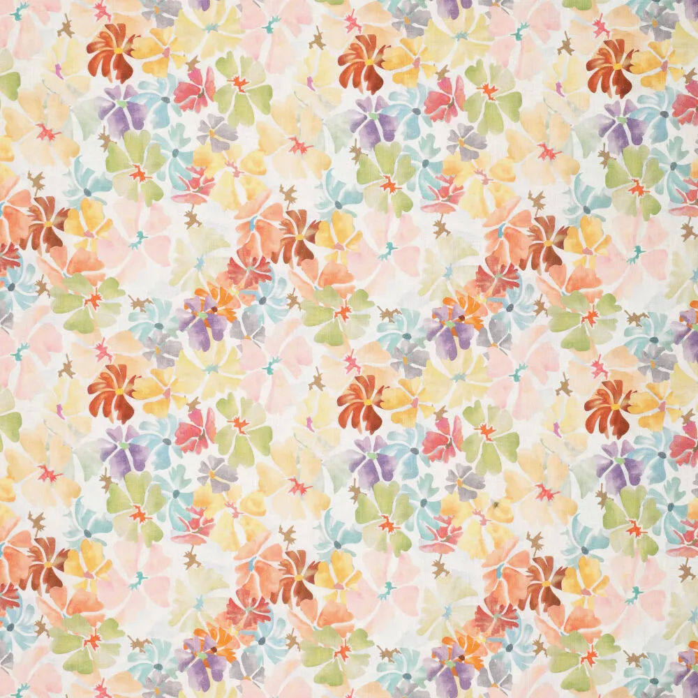 20821 Flowers Ramie Linen