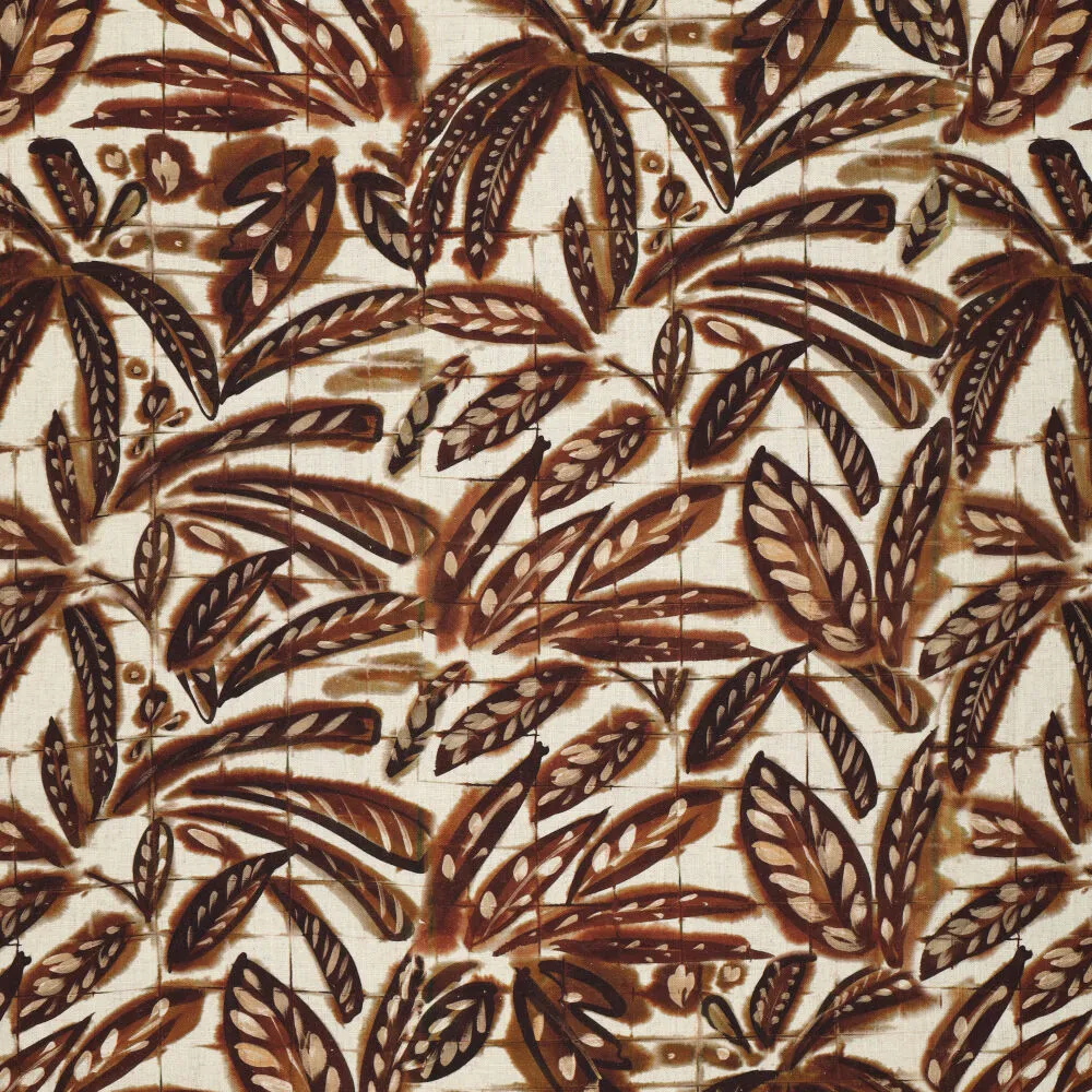 22519 Digi Bali Trees Linen Slub