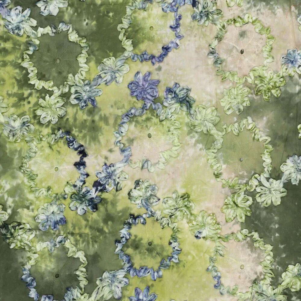 22703 Tie Dye Eva Tape Embroidery