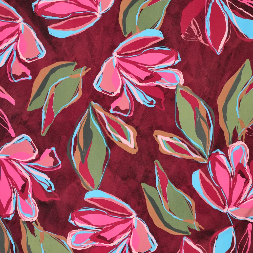 23012 Tulip Lines Twill Stretch 